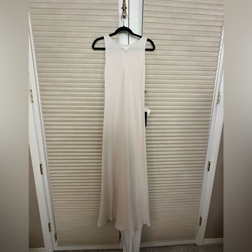 NEW Prada sable dress in albino. With garment bag. Brand new with tags. Size 40.
